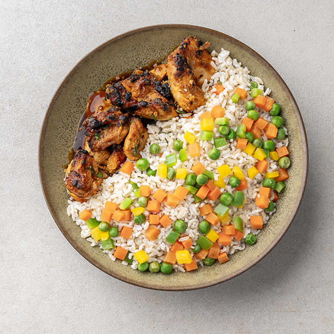 Chicken Tikka Masala With  Vegetable -Brown Rice Mix